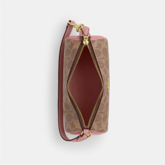 NWT！COACH NOLITA BARREL BAG IN COLORBLOCK SIGNATURE（COACH CY040）gift receipt - Picture 10 of 12